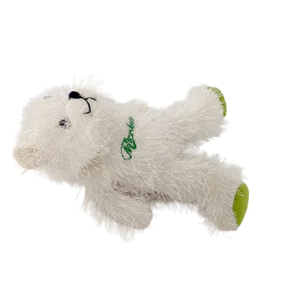 Microbear Collection White Plush Bear Jointed‎ Promotional Long Hair Toothpaste